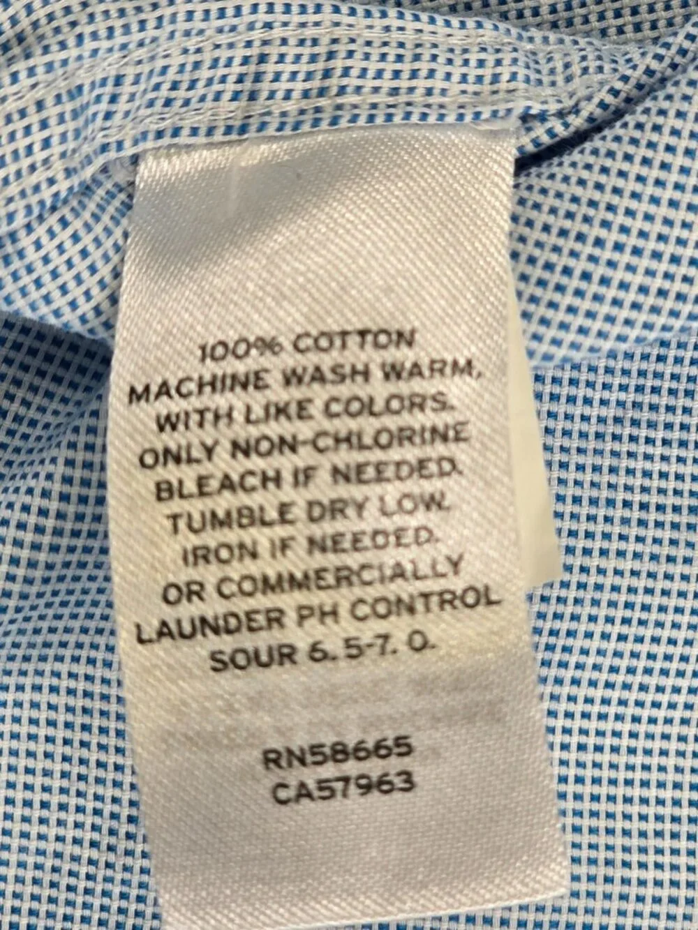 Nordstrom Rack Trim Fit Light Blue Long Sleeve Button-Down Shirt Size 15.5 34/35 - Picture 3 of 5